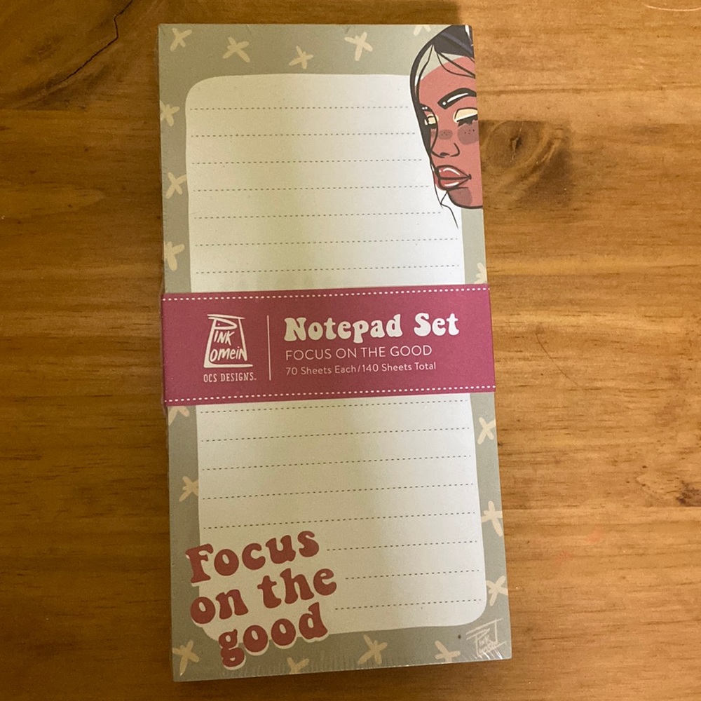 Empowerment theme notepad Set